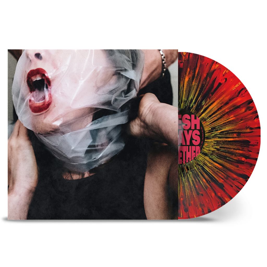 Flesh Stays Together - Red with Yellow & Black Splatter Variant (Limited to 1000 Copies)
